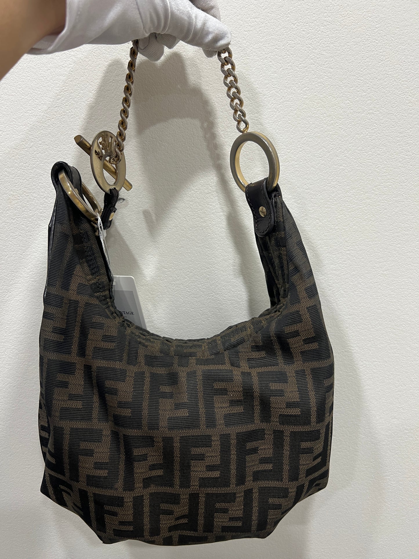FENDI Croissant Chain Shoulder Bag