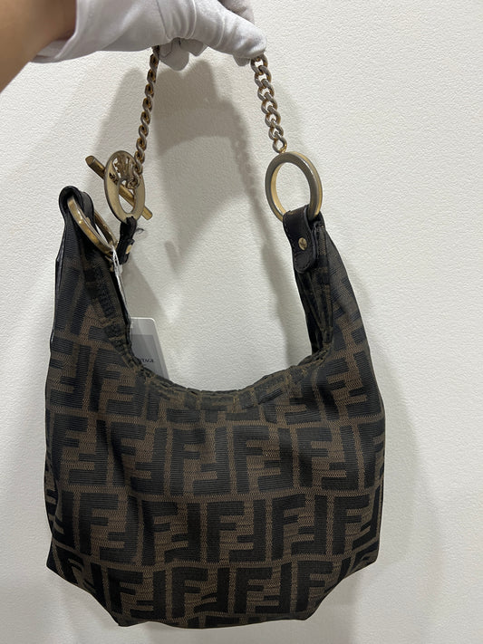 FENDI Croissant Chain Shoulder Bag