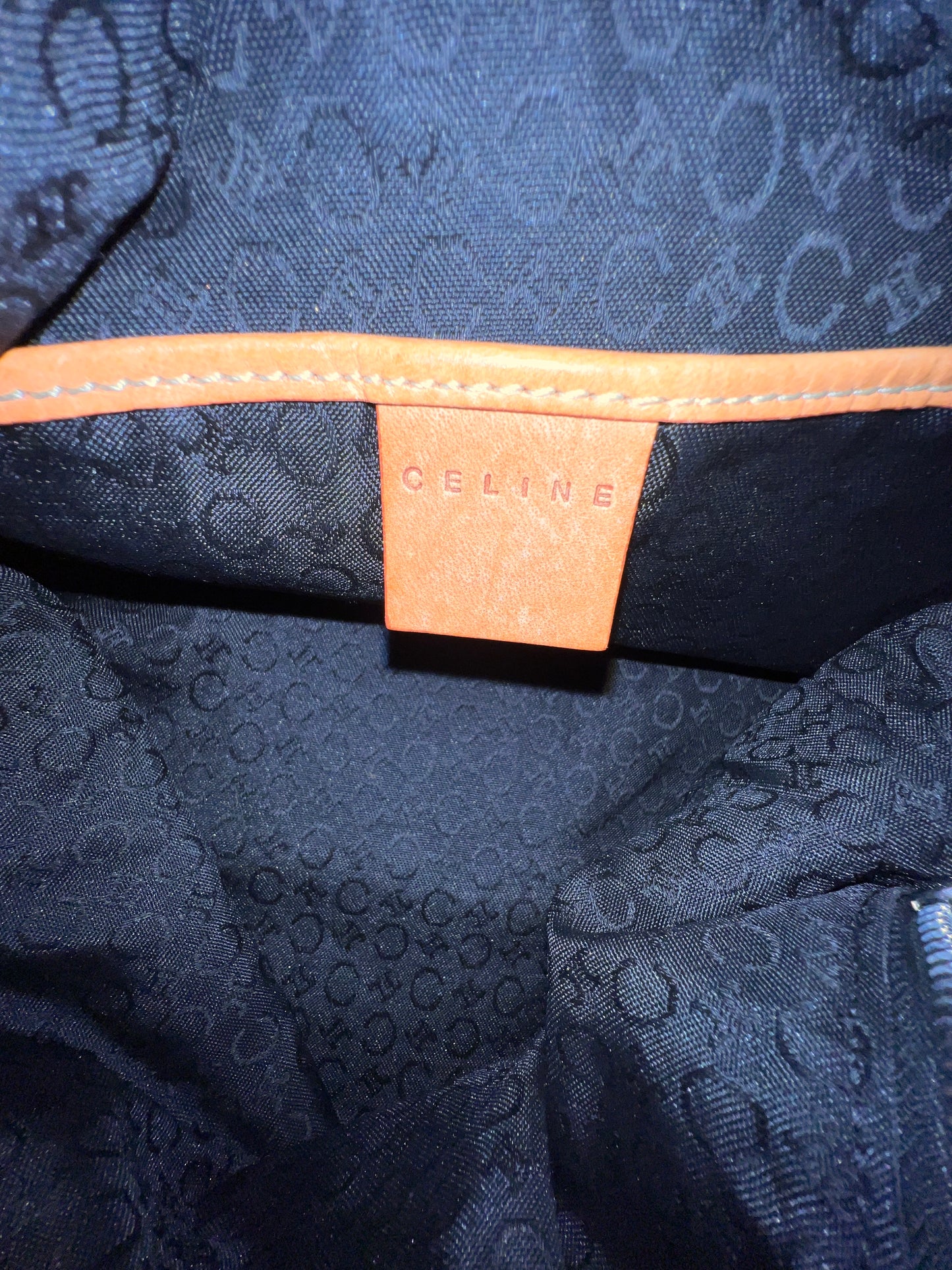 Celine Shoulder Bag Black Suede
