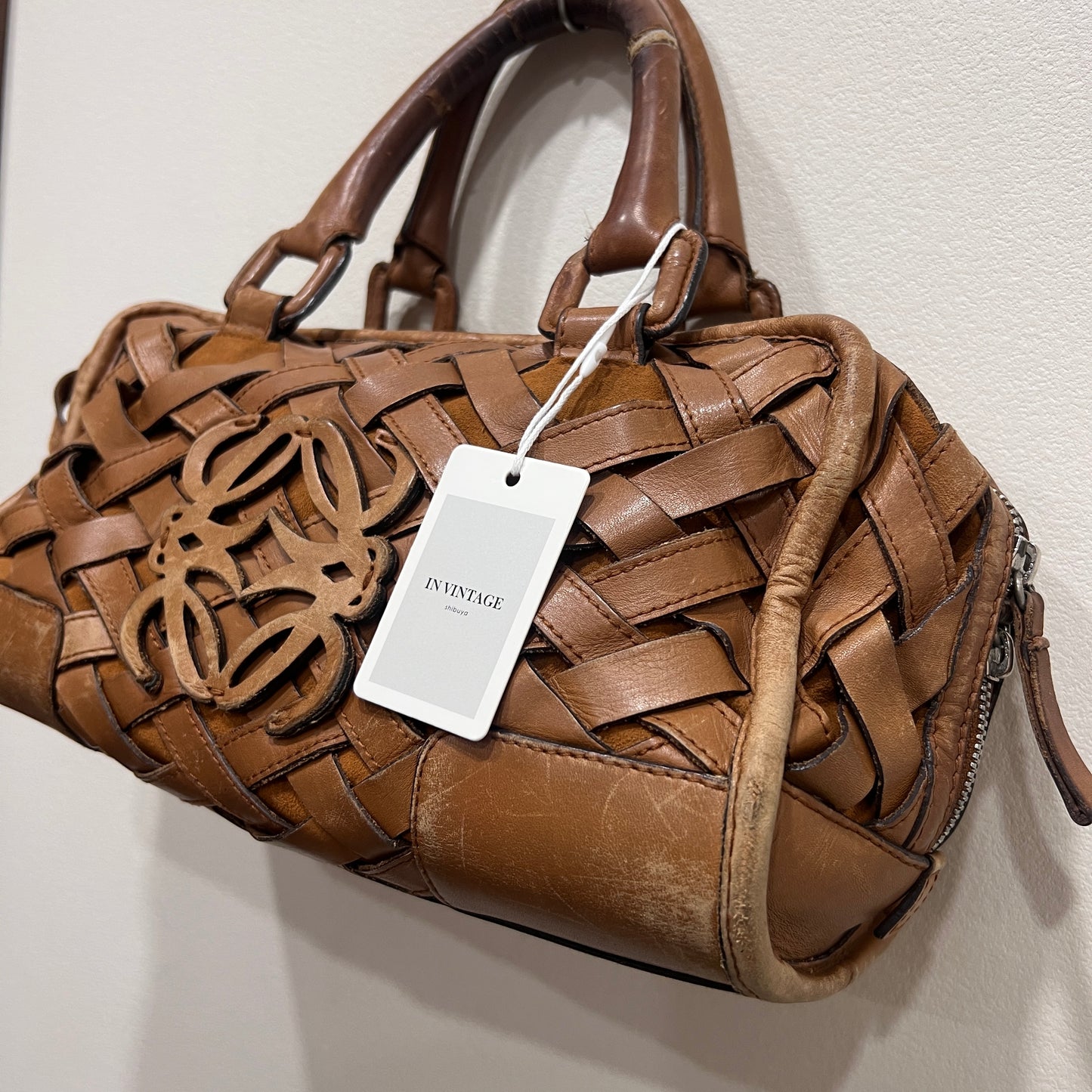 LOEWE Amazona Woven Handbag (718-36)