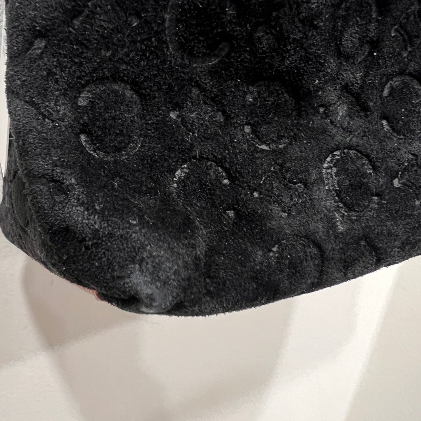 Celine Shoulder Bag Black Suede