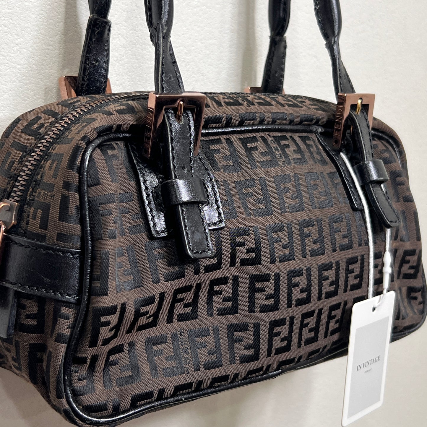 FENDI Zuccino Shoulder Bag