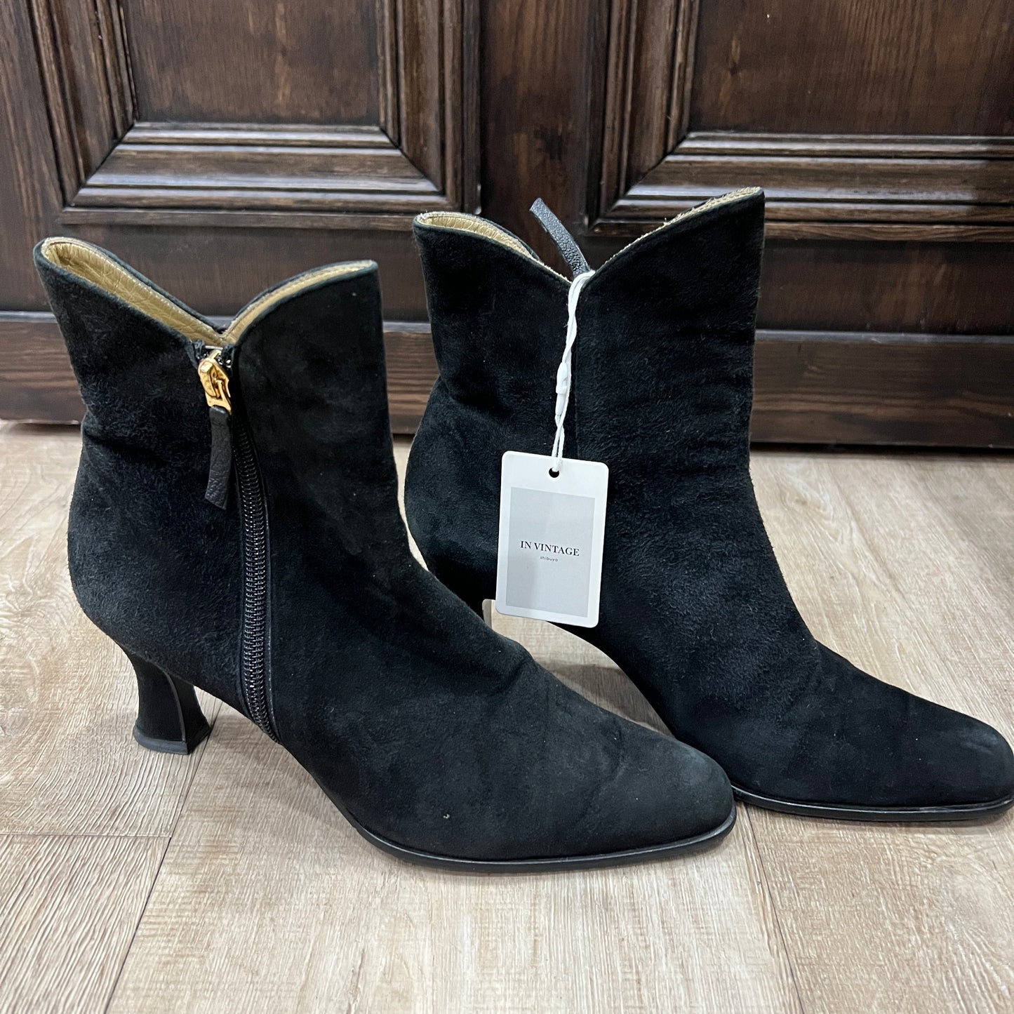 YSL Suede Half Boots Size 37
