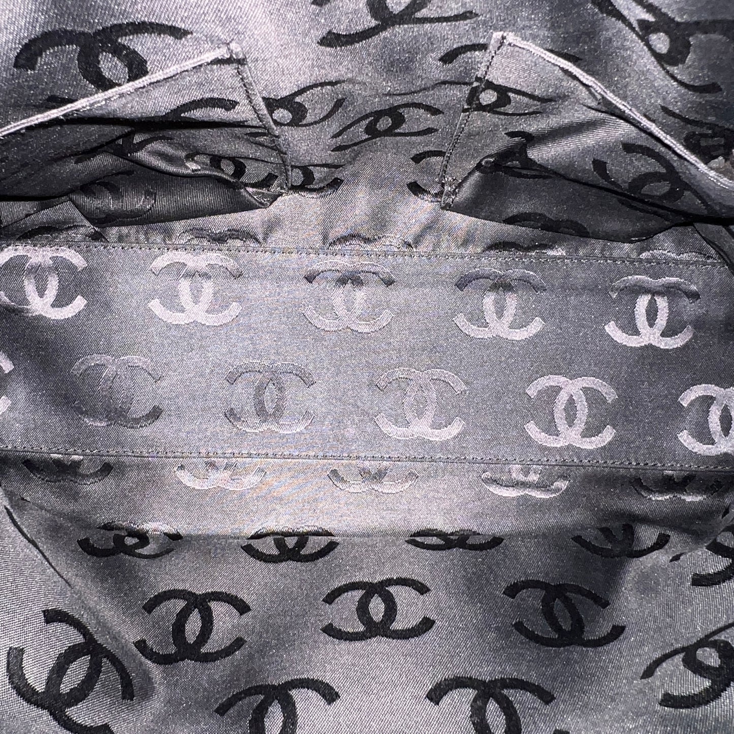 CHANEL Triple CC Bowling Black Handbag