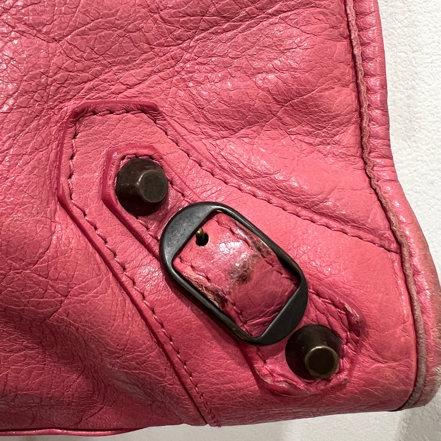 BALENCIAGA Pink City Bag