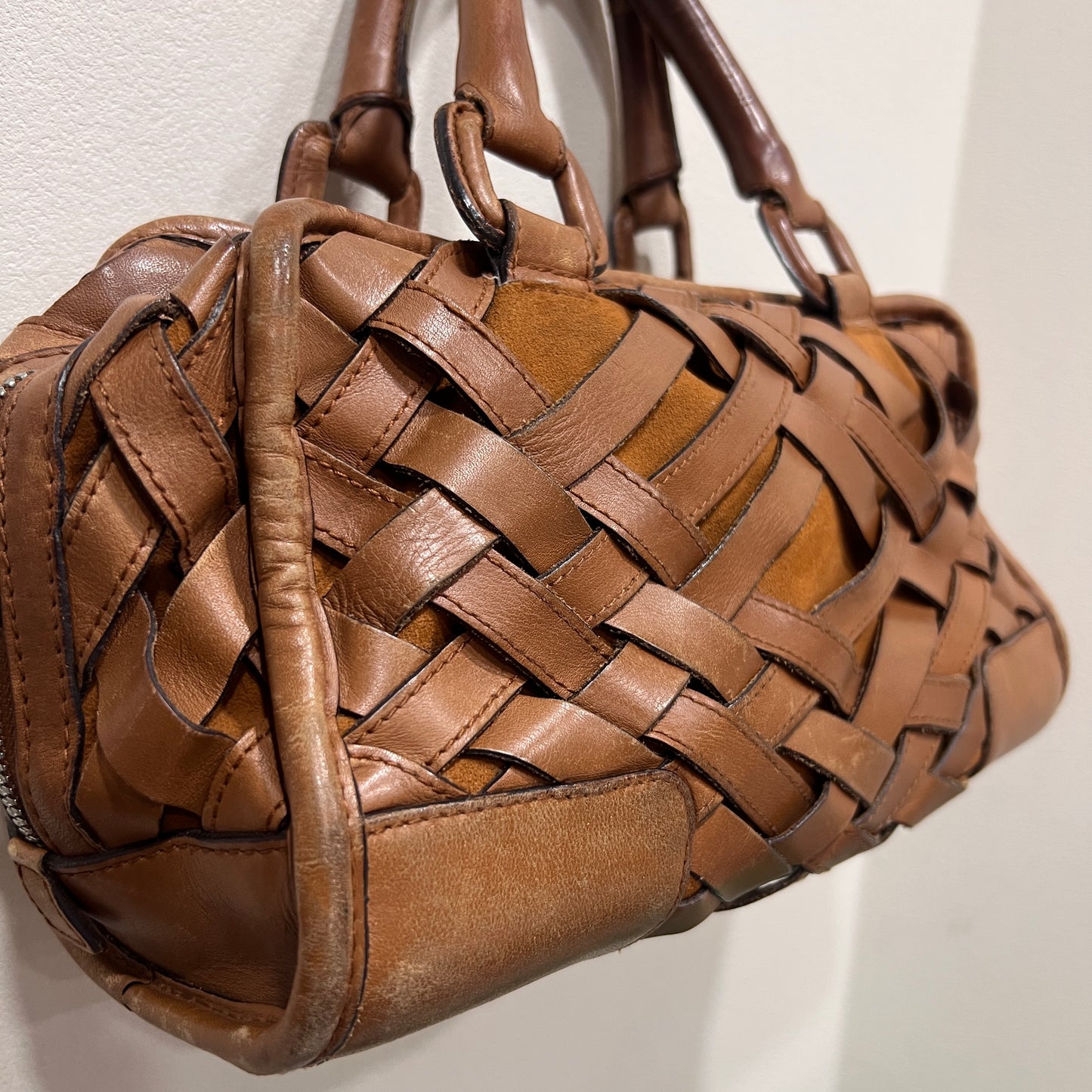 LOEWE Amazona Woven Handbag (718-36)
