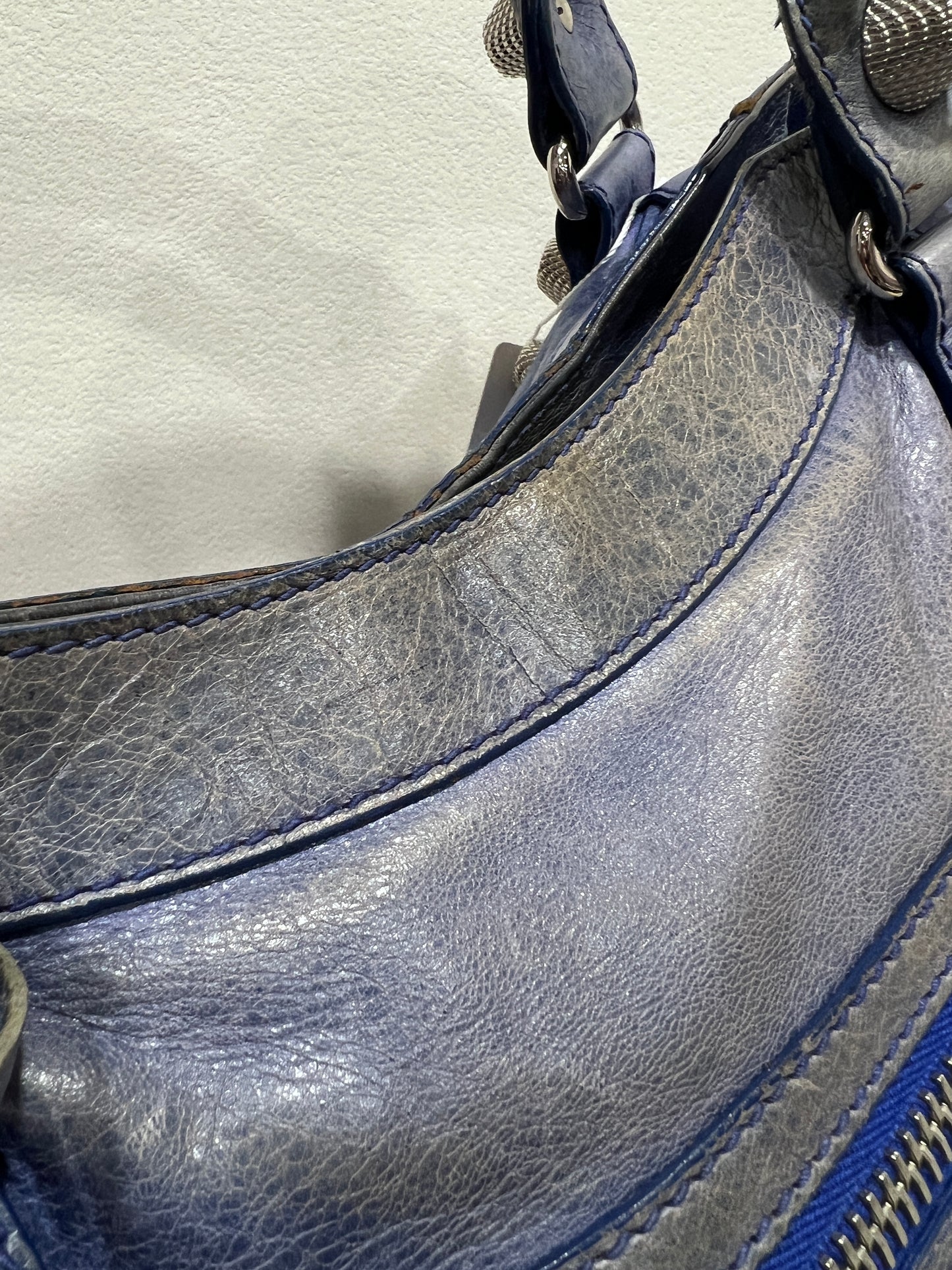 BALENCIAGA BLUE CITY BAG