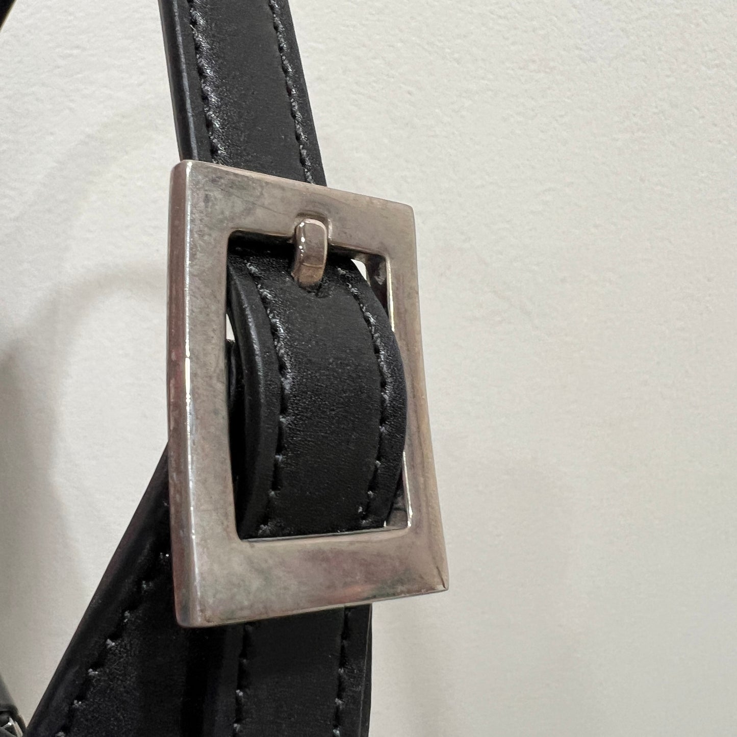 GUCCI Jackie Monogram with Leather Handle