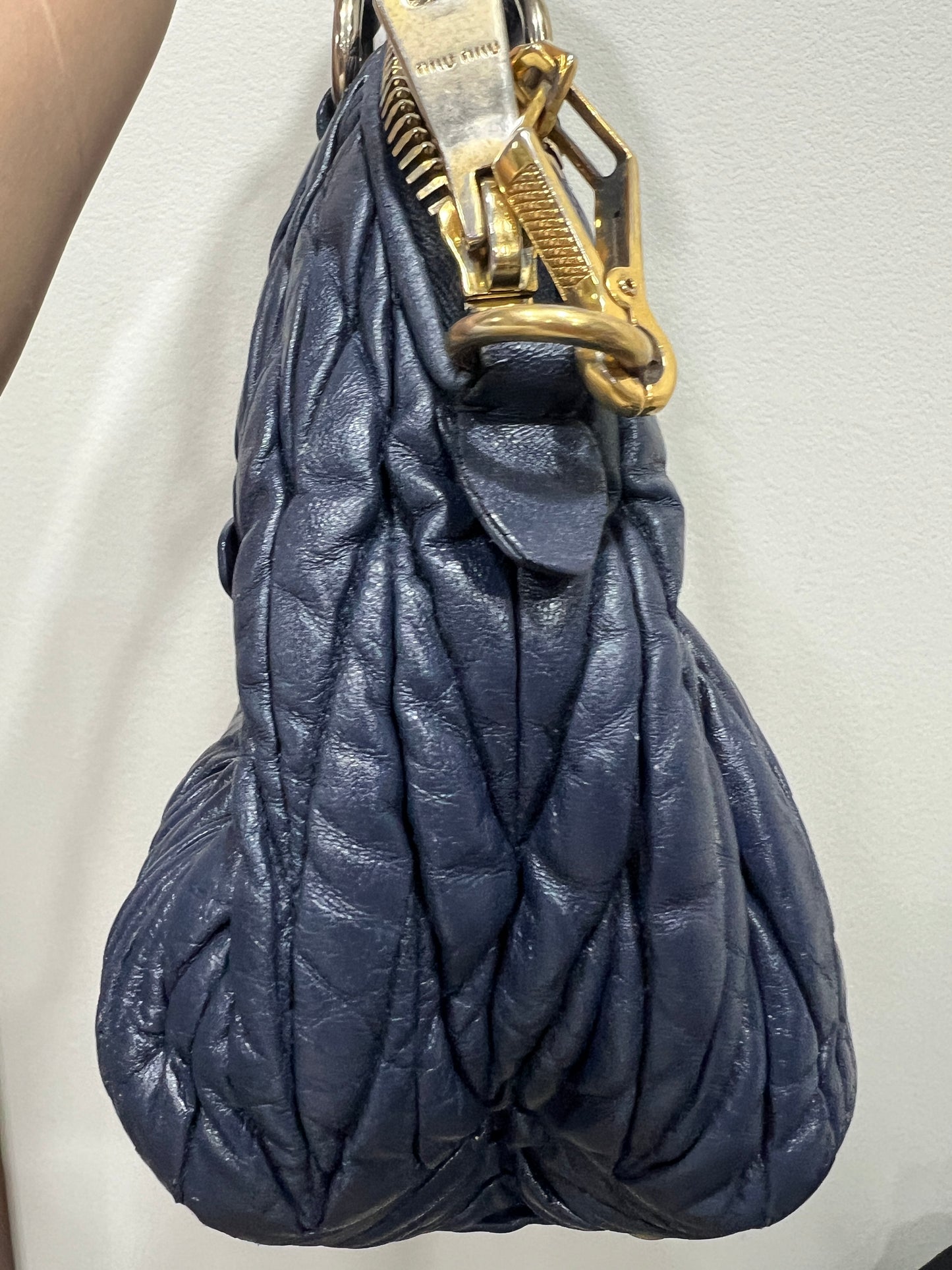 MIU MIU Matelasse Leather Handbag/Crossbody