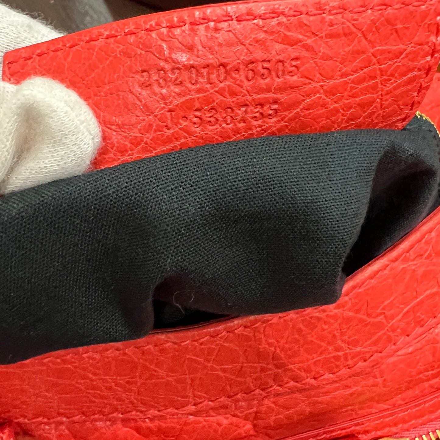 BALENCIAGA City Bag Red Orange Medium