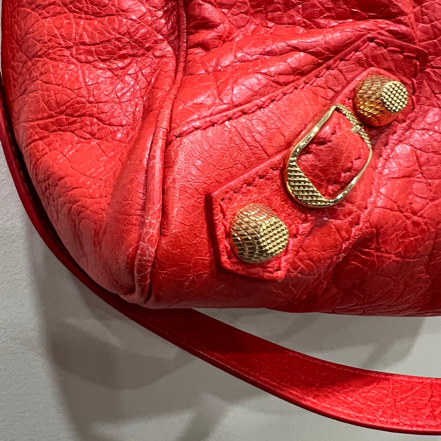 BALENCIAGA City Bag Red Orange Medium