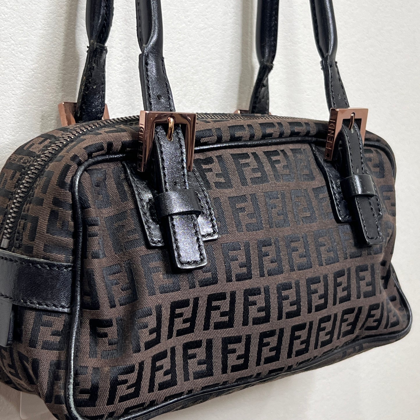 FENDI Zuccino Shoulder Bag