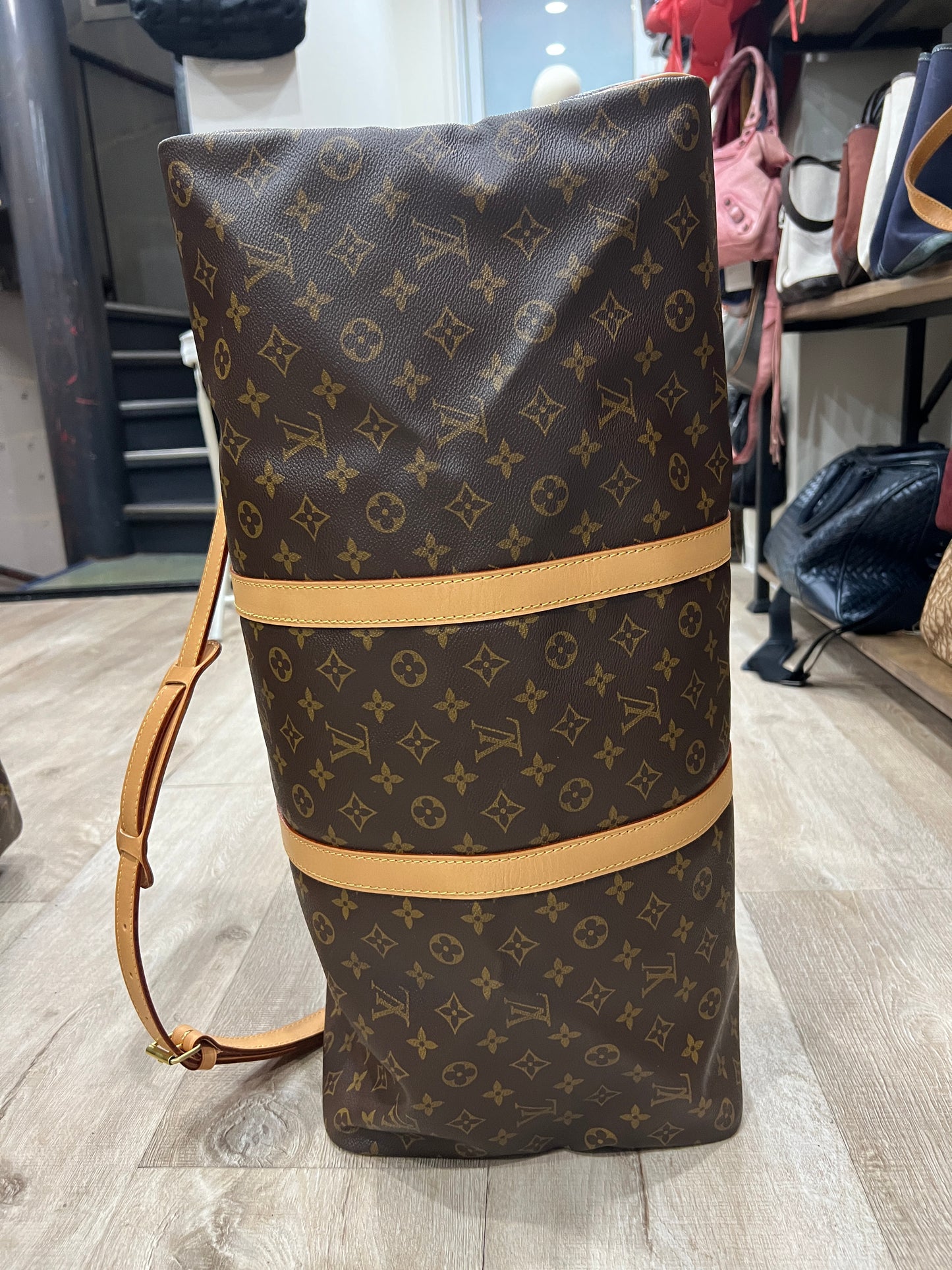 LOUIS VUITTON KEEPALL 55 (VACHETTA REPLACED)