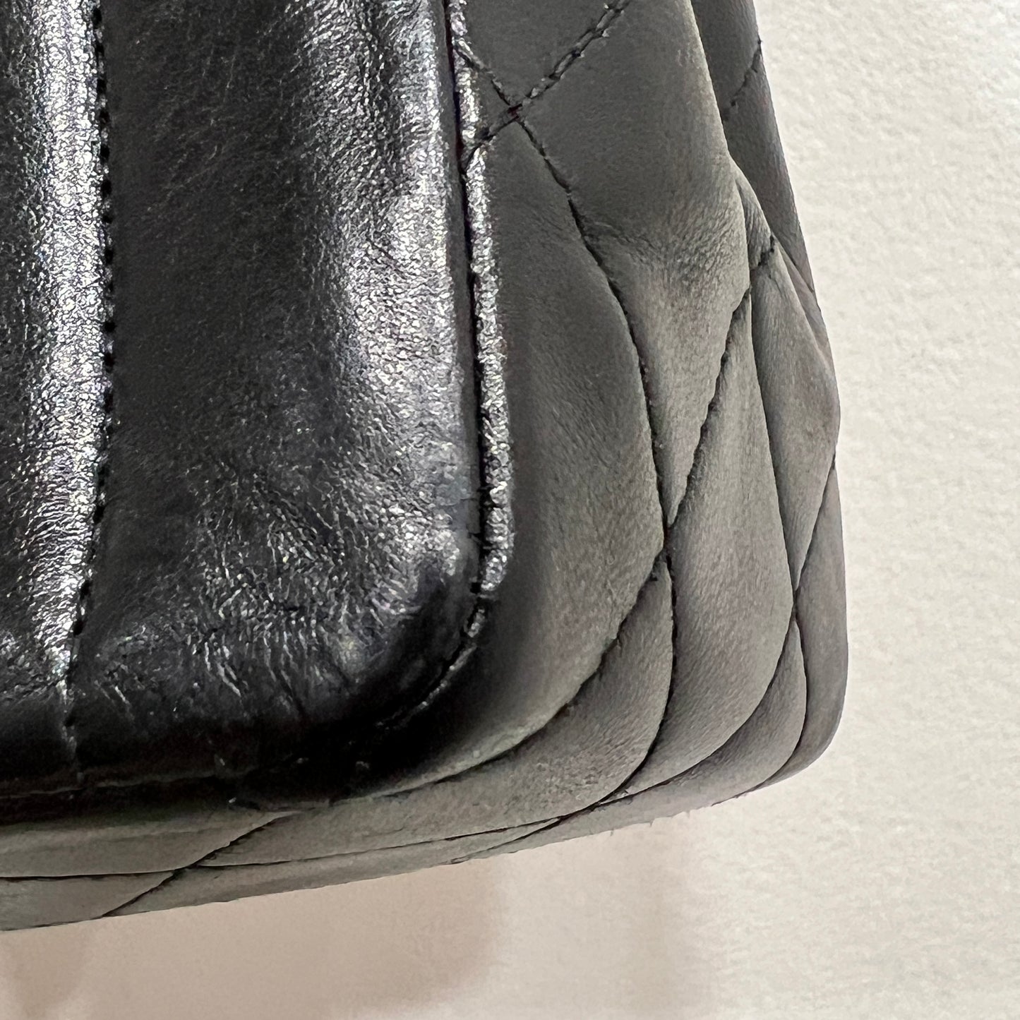 CHANEL Matelassé Mademoiselle Coco Mark Lambskin Handbag