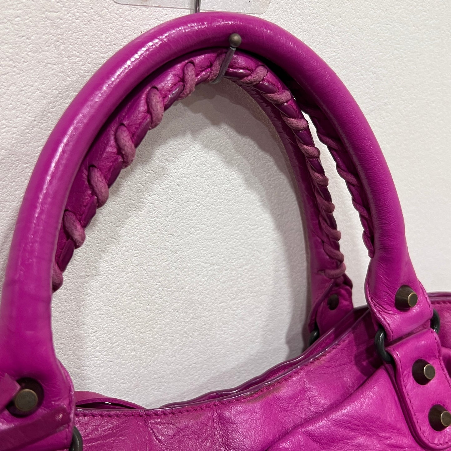 BALENCIAGA City Bag Medium Magenta Pink