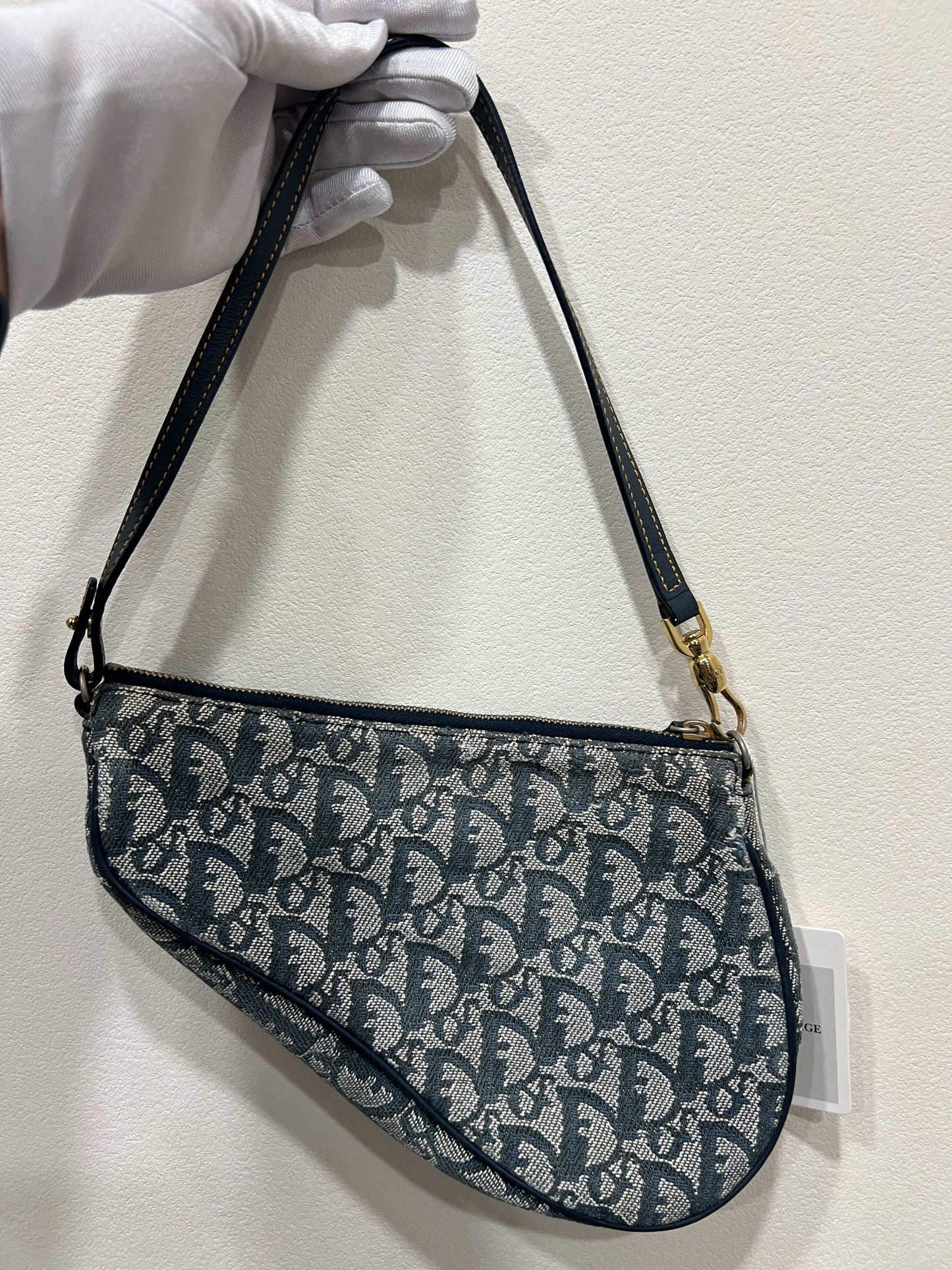 DIOR Saddle Bag Navy Blue