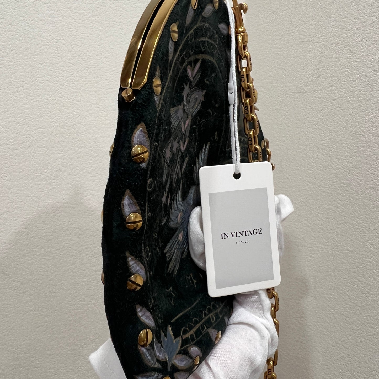 DIOR Rare Vintage Heart Chain Bag