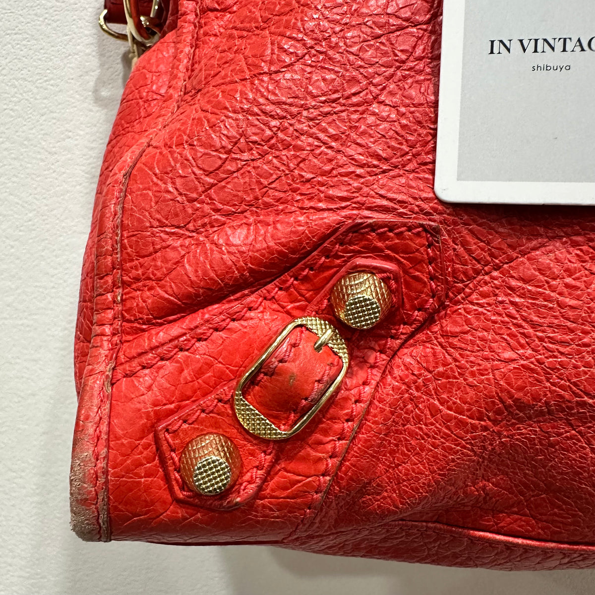BALENCIAGA City Bag Medium Gold Hardware