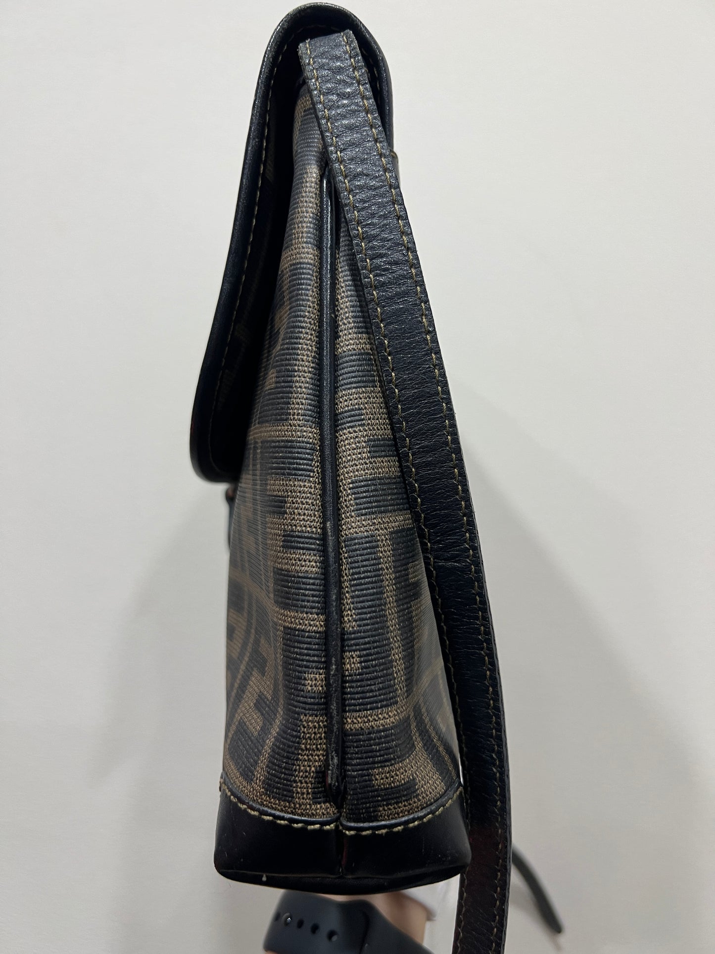 FENDI Vintage PVC Shoulder Bag