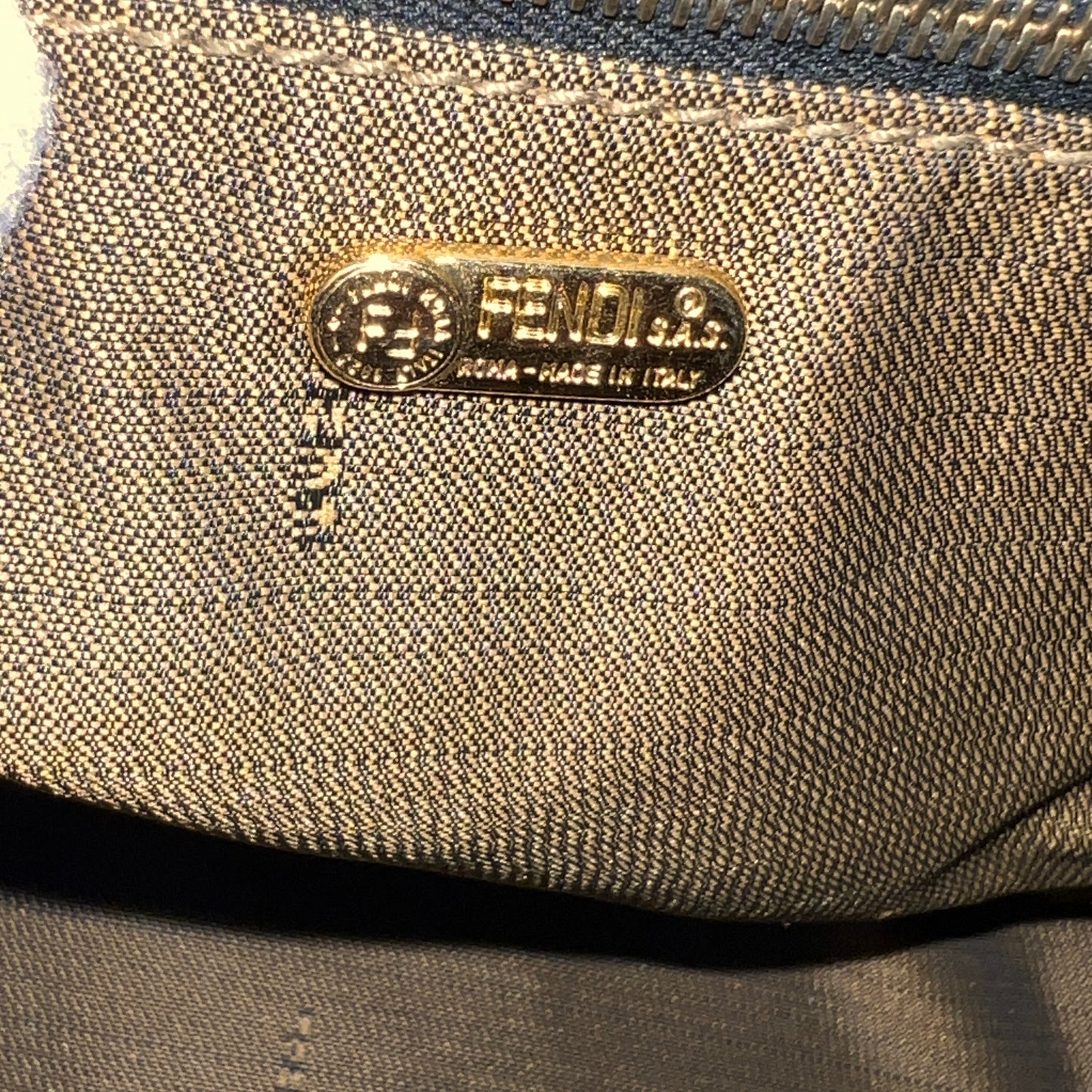 FENDI Zucca Vanity Bag 24cm