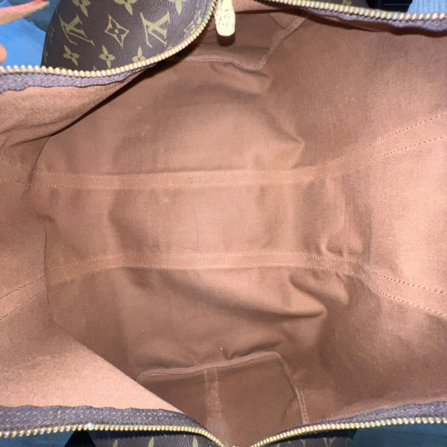 LOUIS VUITTON Keepall 55cm w/ strap