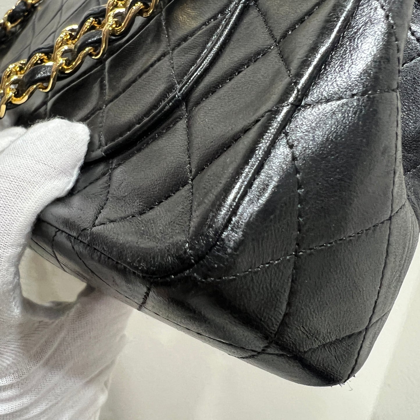 CHANEL Classic Double Flap 24k Gold 23cm