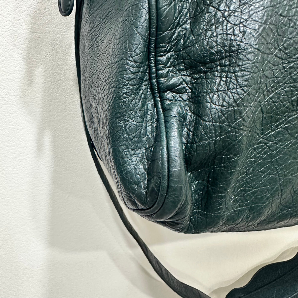 BALENCIAGA  Green City Bag Long Strap