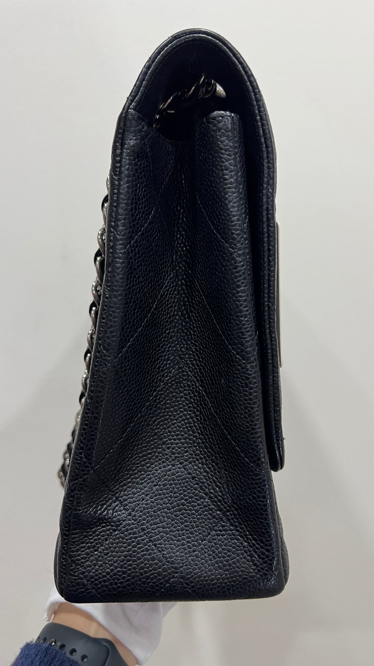 CHANEL Classic Flap Maxi Caviar Leather