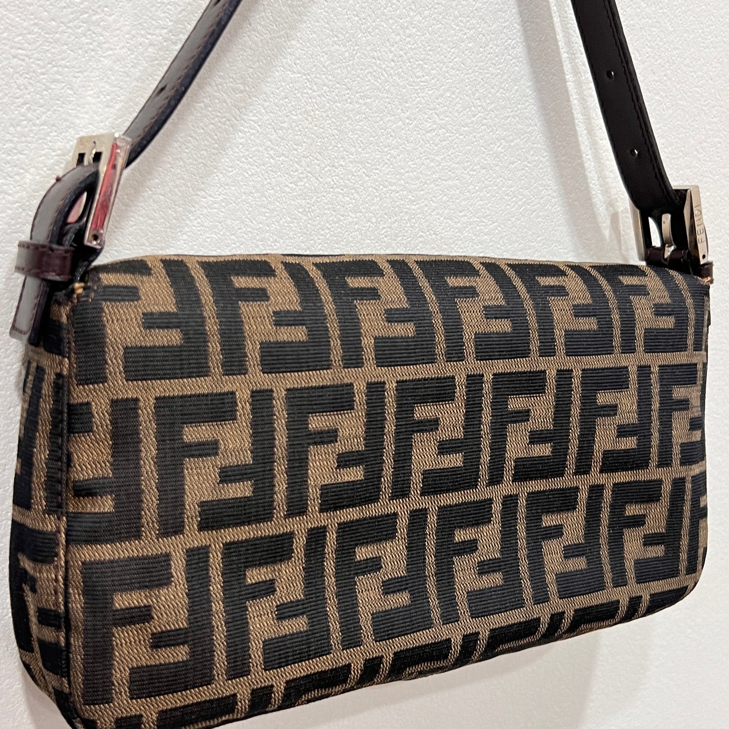 FENDI Baguette Silver Hardware