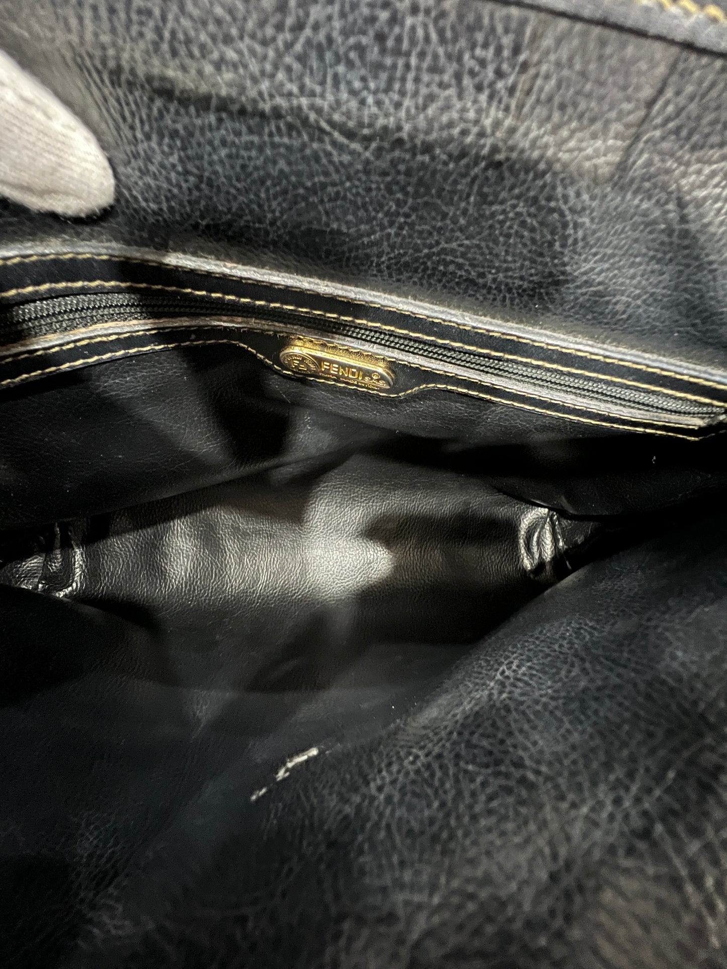 FENDI Vintage PVC Shoulder Bag