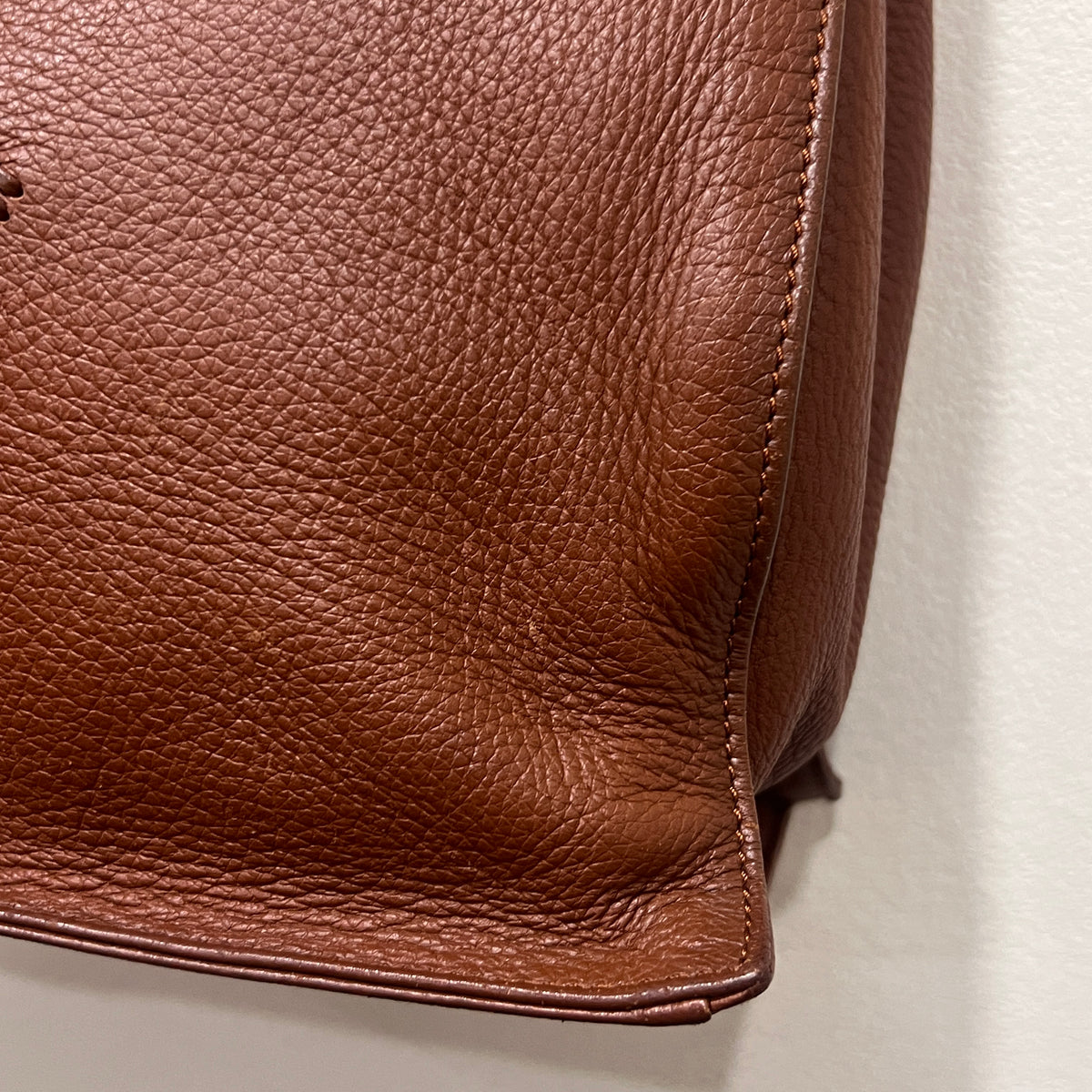 CHANEL Wood Handle Coco Mark Handbag