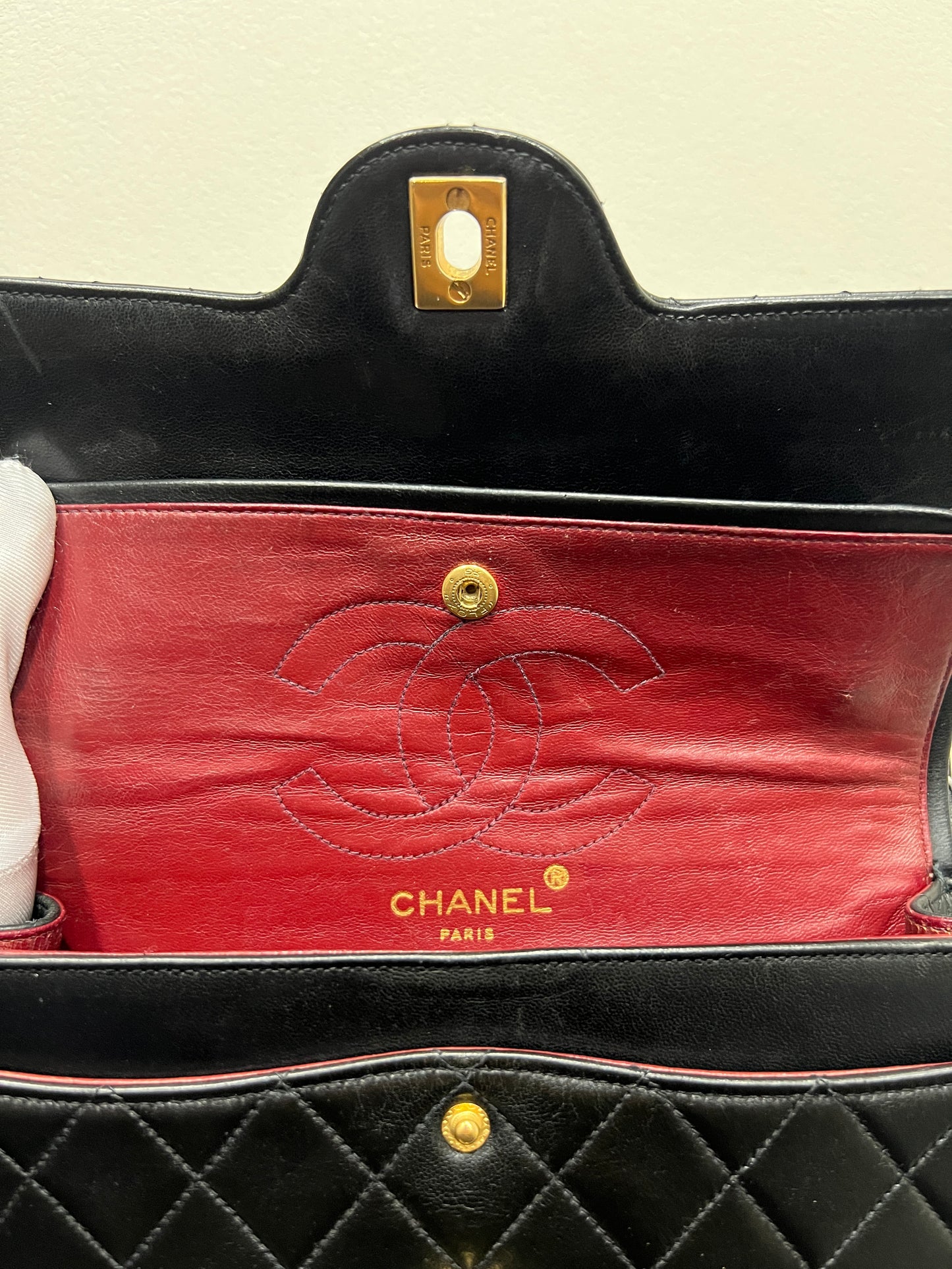 CHANEL 1988’s Classic Double Flap Bag 24K gold
