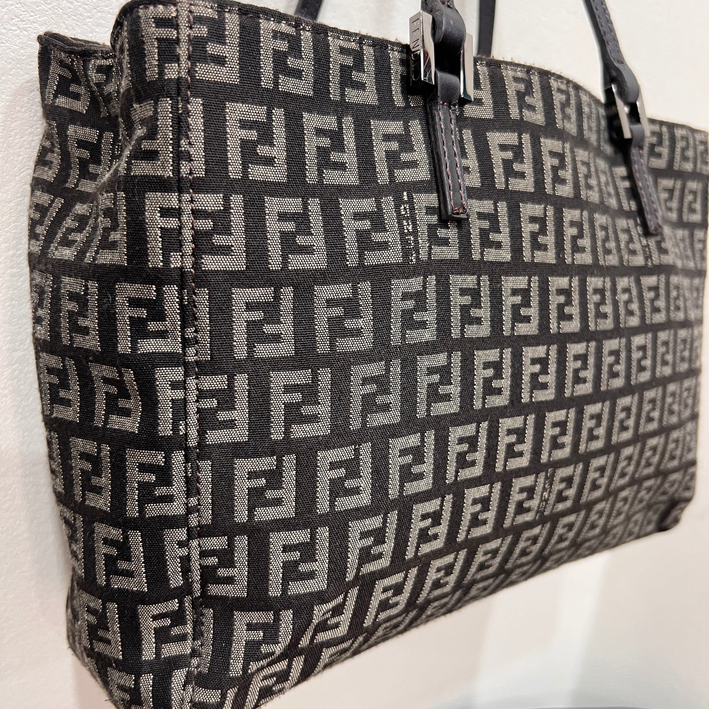 FENDI Zuccino Tote Bag