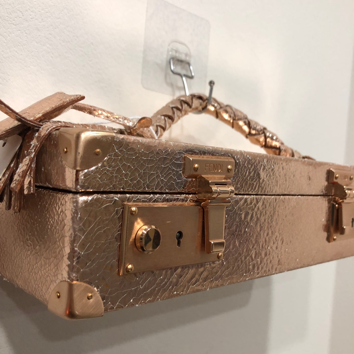 FENDI Archival Cosmetic Storage Bag (Pink Gold)