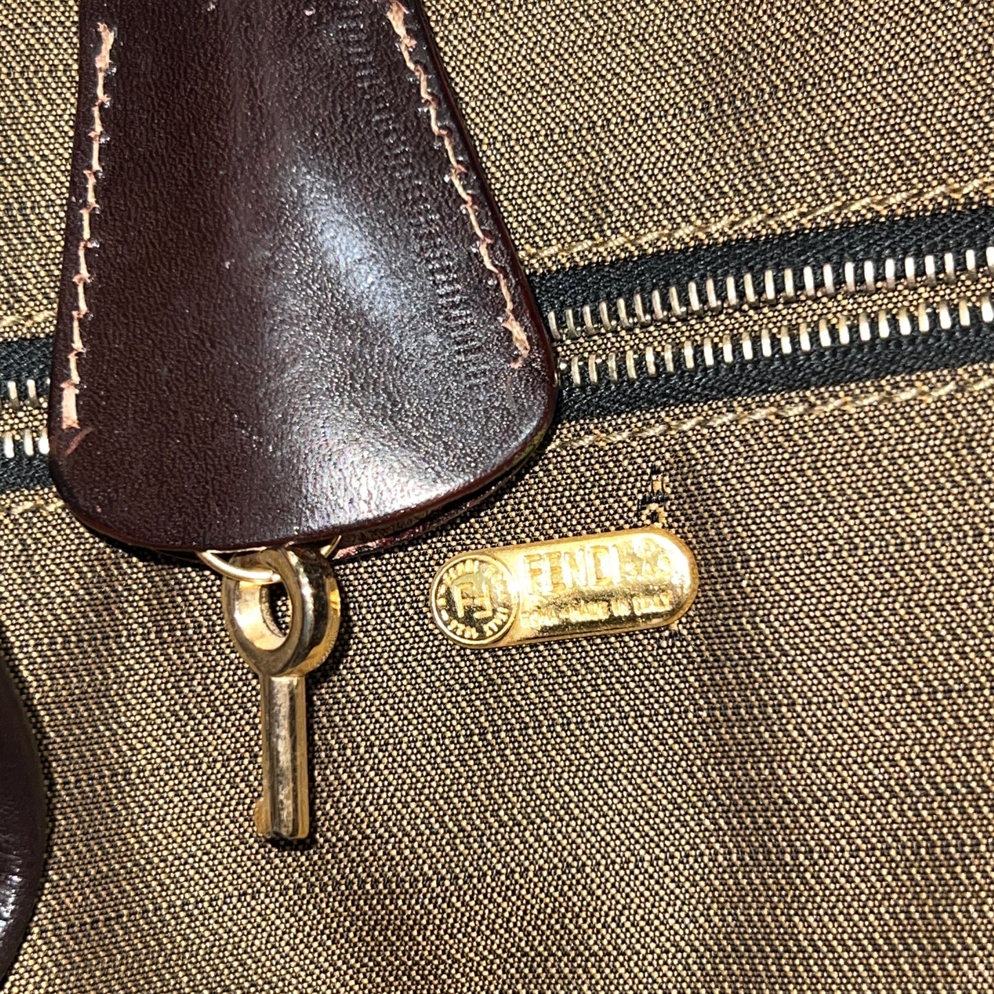 FENDI Zucca Vanity Bag 24cm