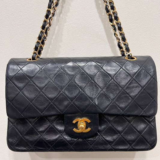 CHANEL Classic Double Flap 24k Gold 1991-1994