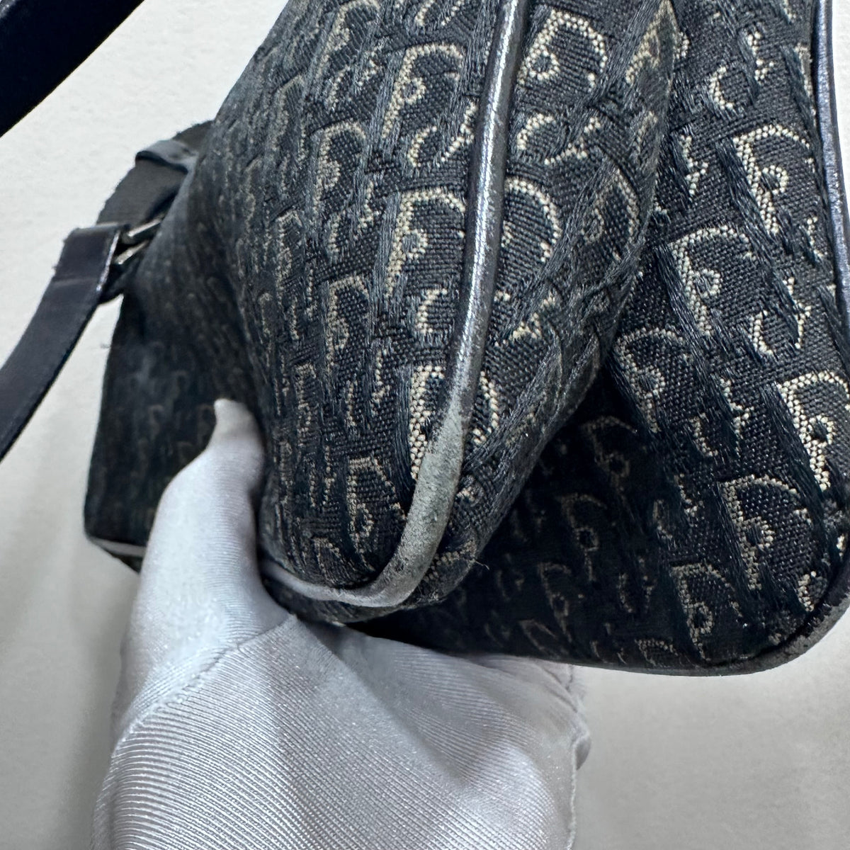 CHRISTIAN DIOR Street Chic Trotter One-Shoulder Bag designed by John Galliano Early 2000s