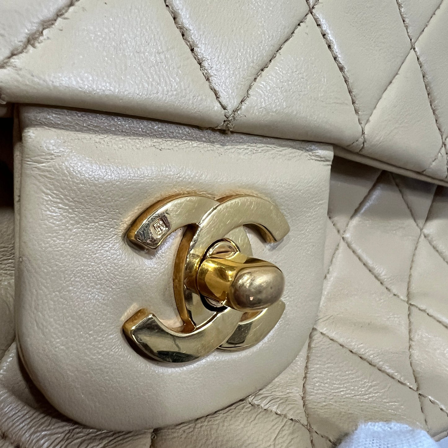 CHANEL Double Flap Beige 1992‘s