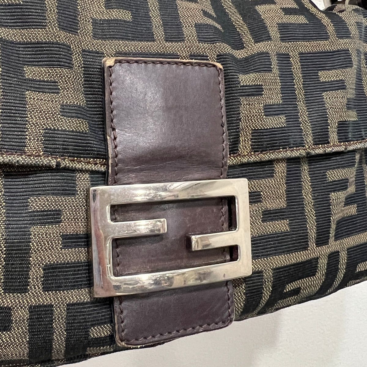 Fendi Baguette Zucca Canvas