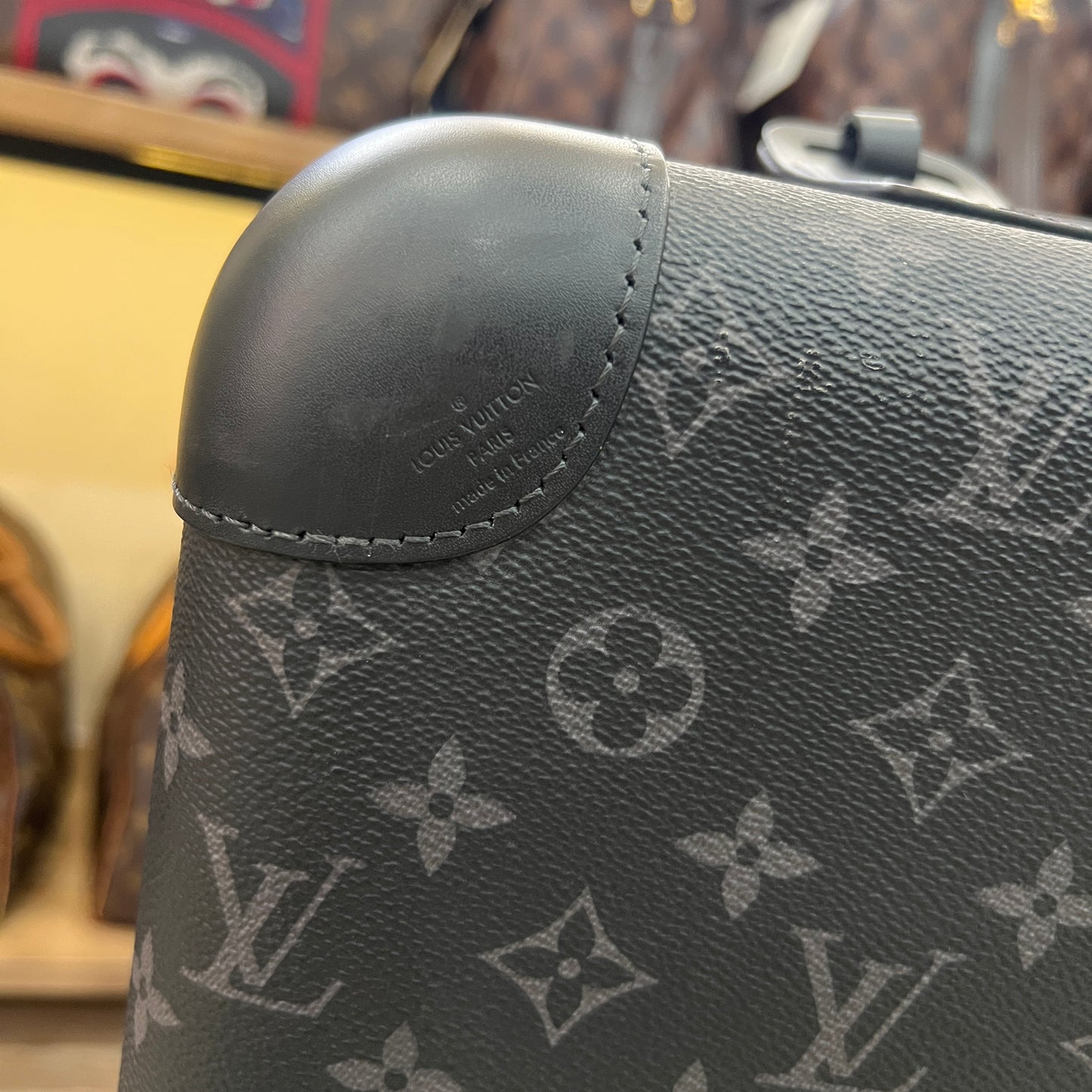 LOUIS VUITTON Horizon Grey Monogram Eclipse 55cm Suitcase