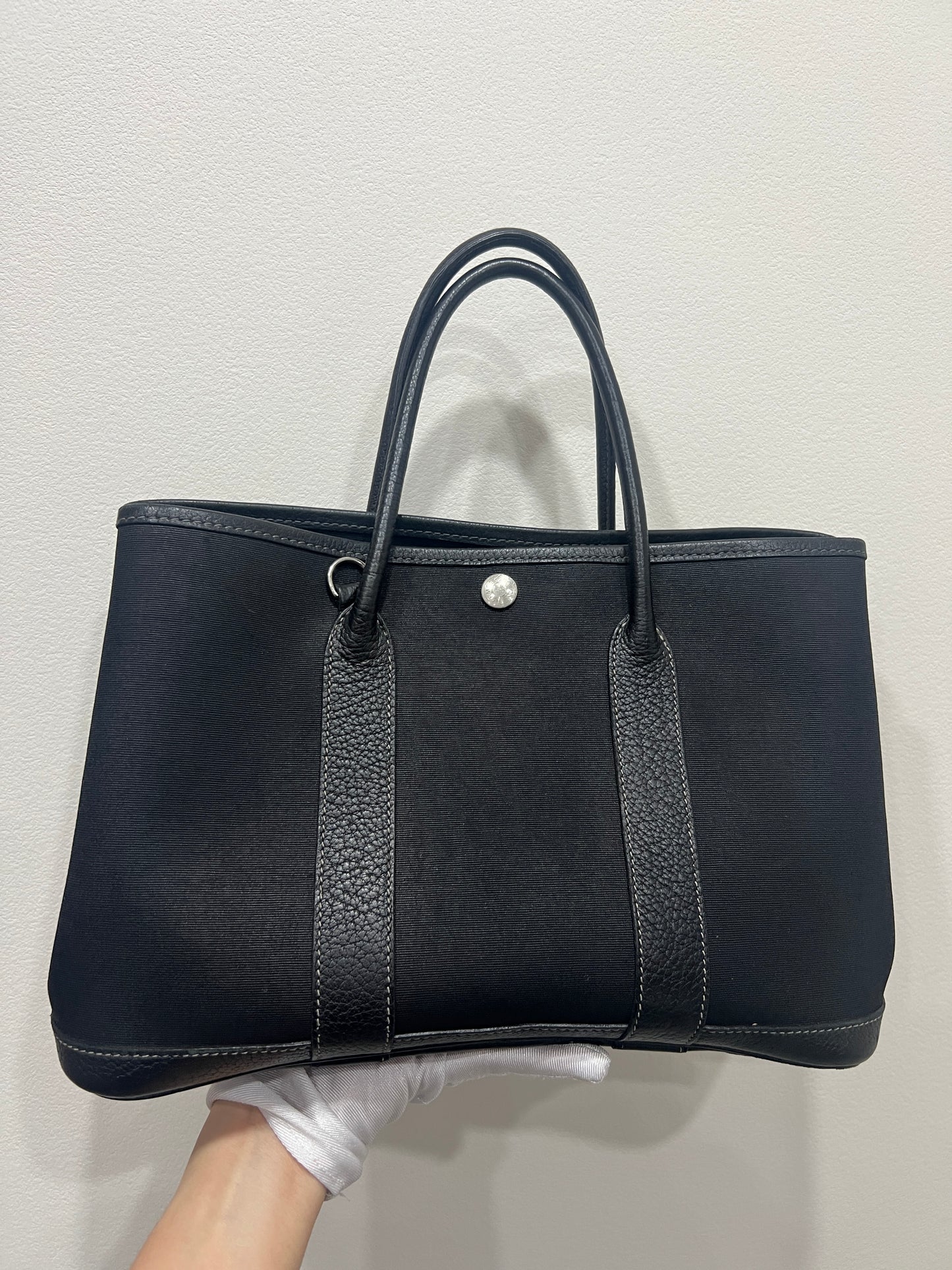 HERMES Garden Party MM size Black