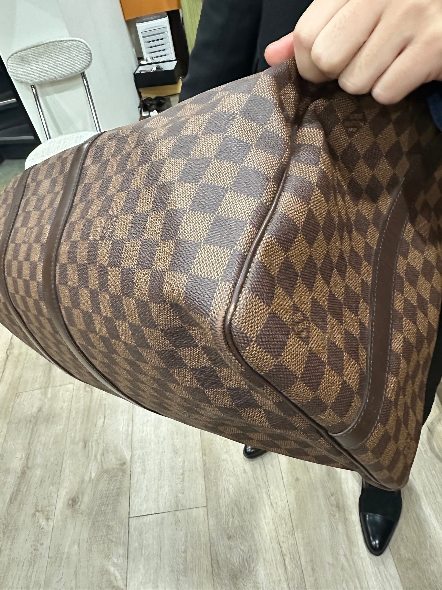 Louis Vuitton Damier ebene keepall 55