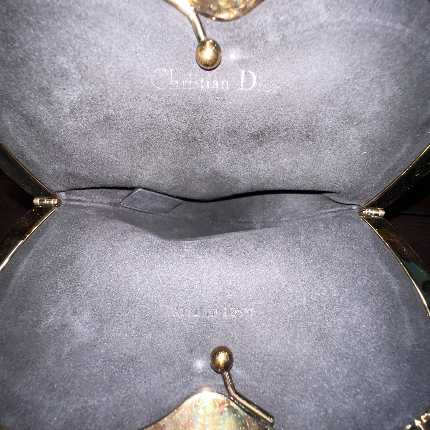 DIOR Rare Vintage Heart Chain Bag