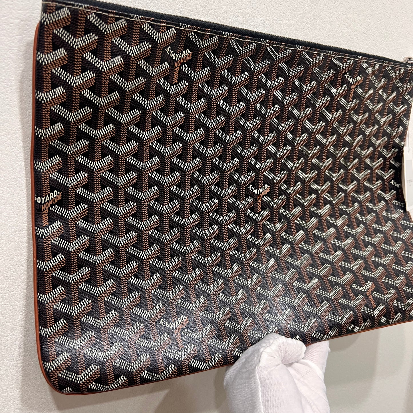 GOYARD Senat Black & Brown Canvas (264265)