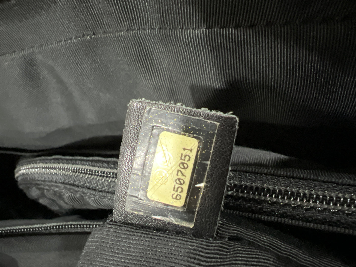 CHANEL wild stitch hand bag with pouch