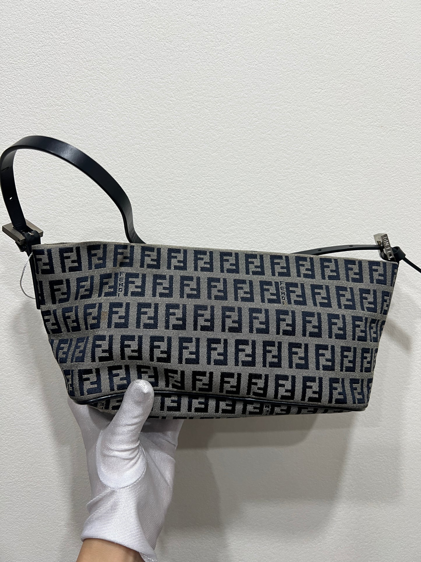 FENDI Monogram Zuccino Shoulder Bag