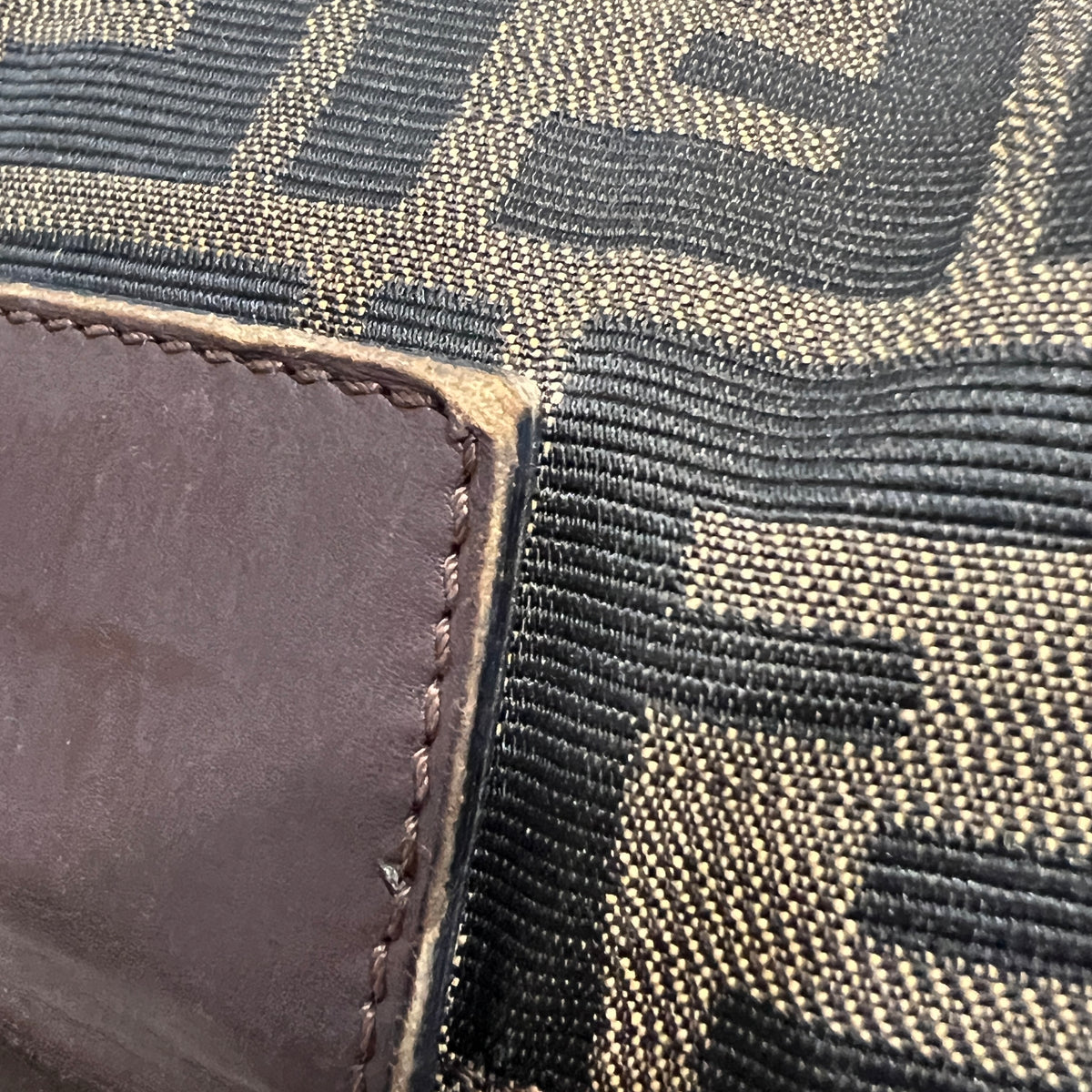 Fendi Baguette Zucca Canvas