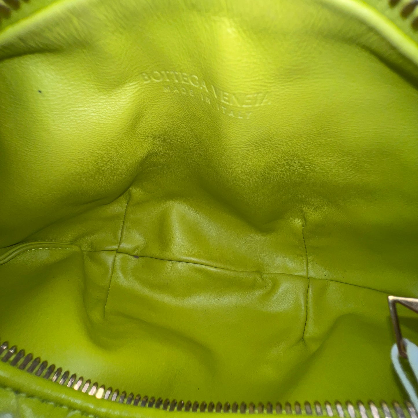 BOTTEGA VENETA Mini Jodie Neon Green