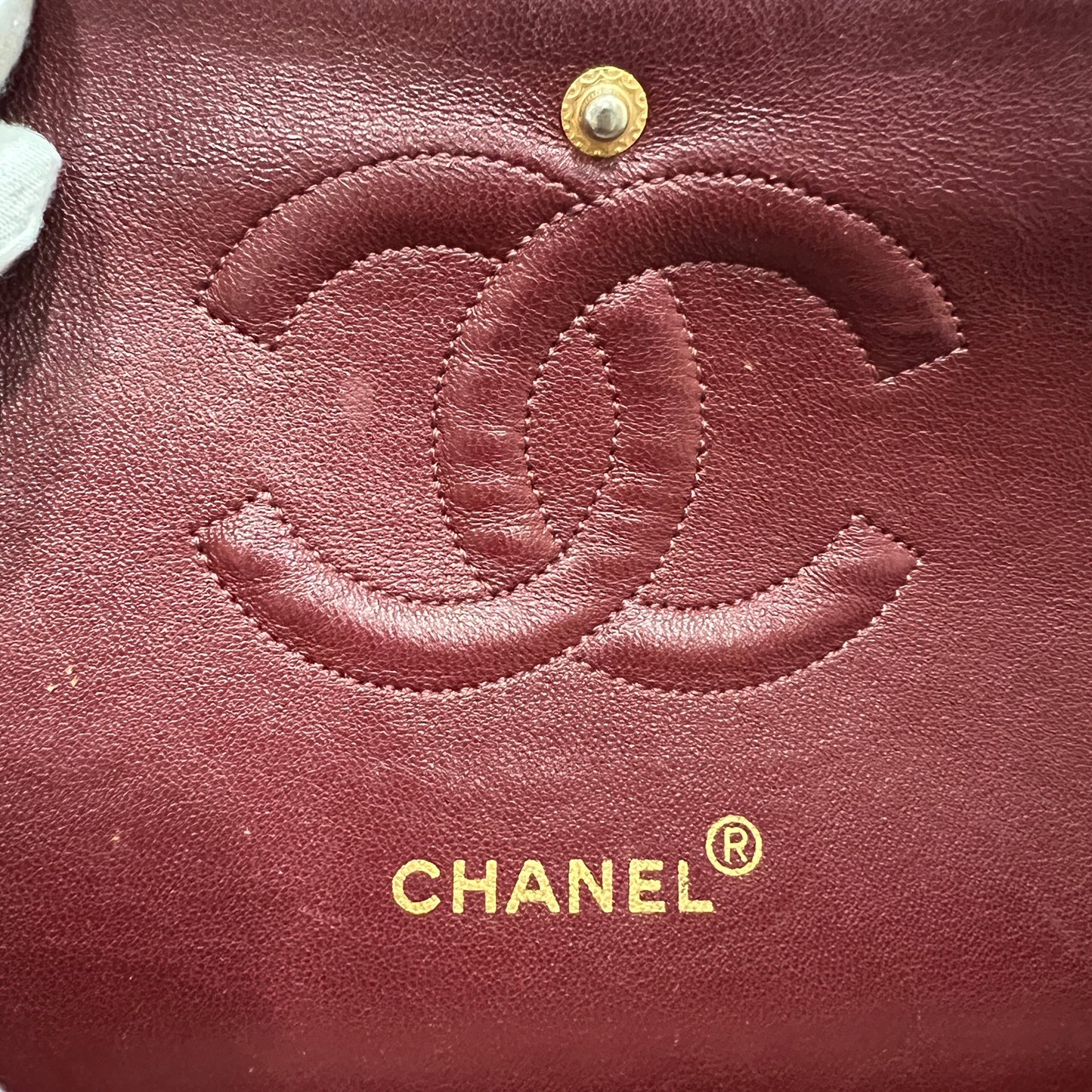CHANEL Classic Double Flap 24k Gold 1991-1994