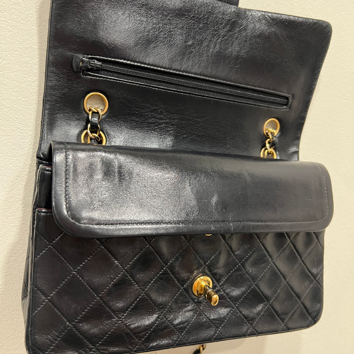 CHANEL Classic Double Flap 24k Gold 1991-1994